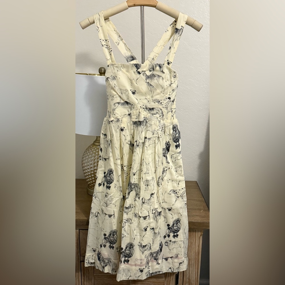 Anthropologie Maeve Dog Dogs Dress- Size 2 Petite